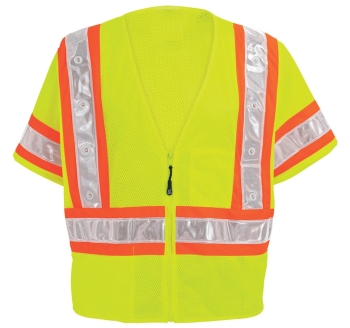High-Vis LED Safety Ves - ANSI-Compliant Workwear for Construction & Night Workers