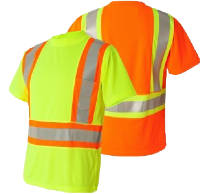 Class 2 Certified Two-Tone Work T-Shirt