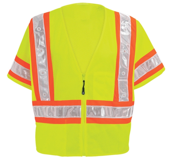 High-Vis LED Safety Ves - ANSI-Compliant Workwear for Construction & Night Workers