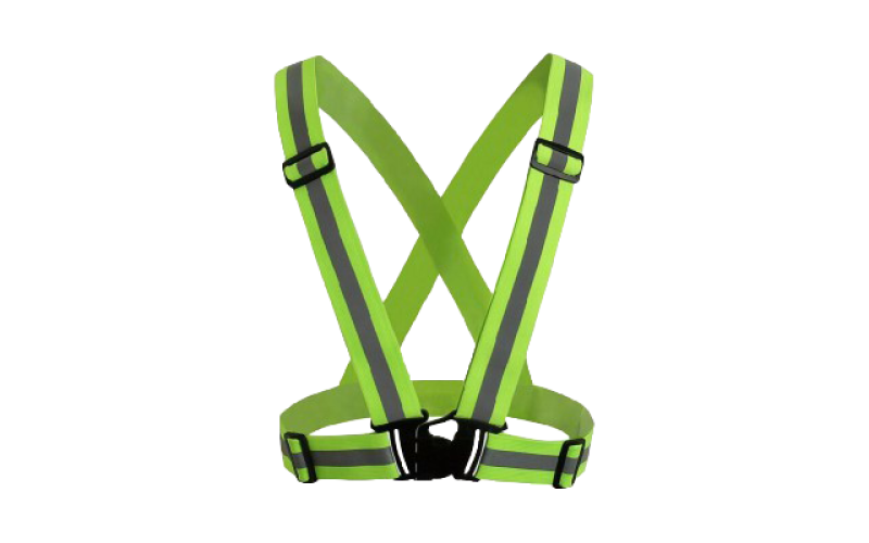 Elastic Reflective Safety Belt with 360° Cross Reflective Tape